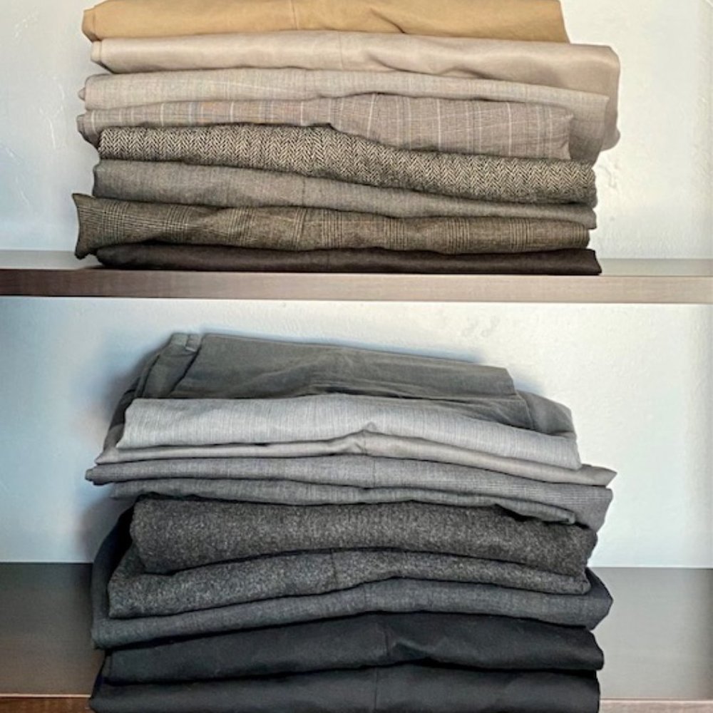 Qty of 17 Pair of Men's Designer Dress Pants